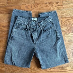 AGOLDE Fold Waist Baggy Jeans
